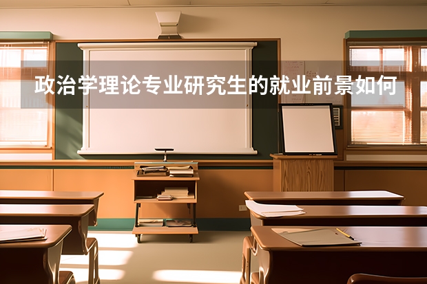 政治学理论专业研究生的就业前景如何？