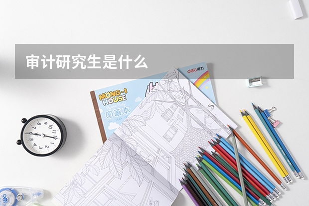 审计研究生是什么