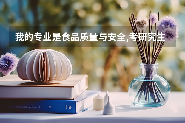 我的专业是食品质量与安全,考研究生的话学什么专业好呢?