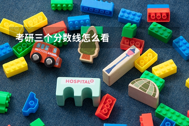 考研三个分数线怎么看