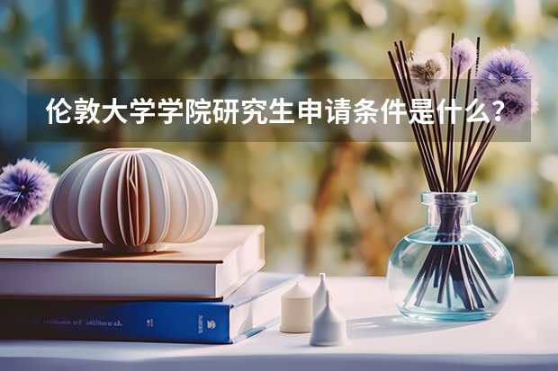 伦敦大学学院研究生申请条件是什么？