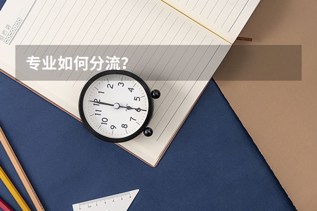专业如何分流？