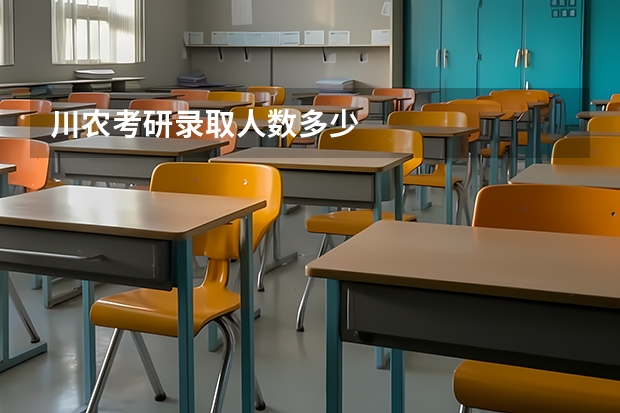 川农考研录取人数多少