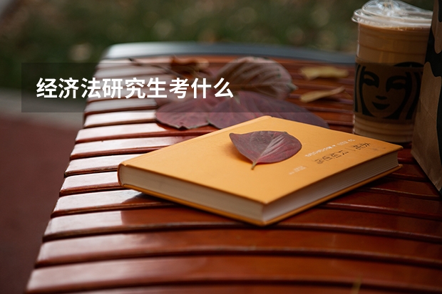 经济法研究生考什么