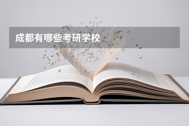 成都有哪些考研学校