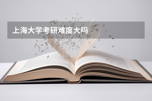 上海大学考研难度大吗