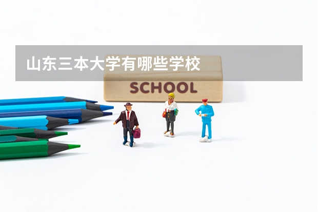 山东三本大学有哪些学校