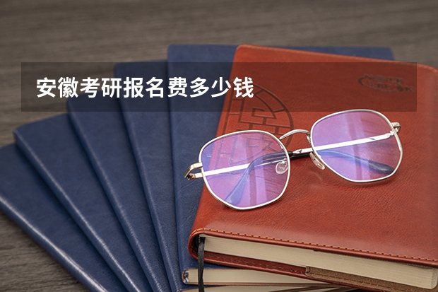 安徽考研报名费多少钱